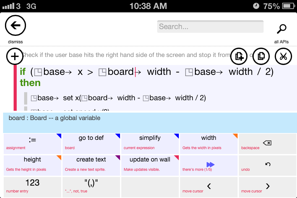 Screenshot from Youtube video "TouchDevelop - Lesson 1 - How to change a background on an application" by MrRaychambers. Published on Jul 17, 2013 License: Standard YouTube License. Link: https://www.youtube.com/watch?v=UUq4Zc-o_20 TouchDevelop (c) Microsoft Research.